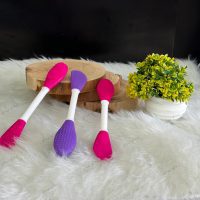 براش دو سر سیلیکونی مواد گذاری اسکالپ